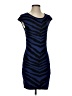 Express Stripes Blue Cocktail Dress Size S - photo 1
