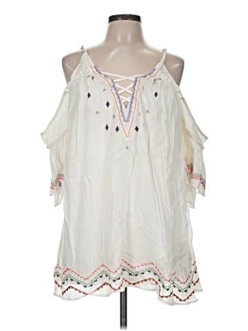 Red Carter Sleeveless Blouse (view 1)