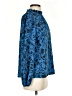 Shein 100% Polyester Blue Long Sleeve Blouse Size 4 - photo 4