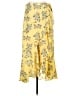 Max Studio 100% Polyester Floral Yellow Casual Skirt Size S - photo 1