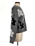 NANETTE Nanette Lepore Floral Gray Pullover Sweater Size M - photo 4