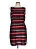 Speed Control 100% Polyester Stripes Red Casual Dress Size M - photo 1