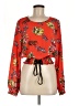 Miley + Molly Orange Long Sleeve Blouse Size M - photo 1