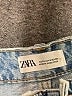 Zara Blue Denim Shorts Size S - photo 3