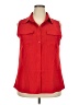 Unbranded 100% Polyester Red Sleeveless Blouse Size XXL - photo 1