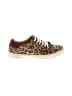 Jack Rogers 100% Leather Animal Print Brown Sneakers Size 10 - photo 1