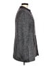 Chico's 100% Polyester Tweed Gray Coat Size Med (1) - photo 4