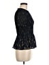 Aqua Black Short Sleeve Top Size M - photo 4