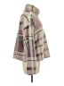 Thread & Supply 100% Polyester Plaid Ivory Fleece Size M - photo 4