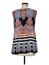 Melissa Paige 100% Polyester Blue Sleeveless Blouse Size M - photo 2