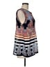 Melissa Paige 100% Polyester Blue Sleeveless Blouse Size M - photo 4