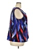 Kasper Blue Sleeveless Blouse Size 2X - photo 4