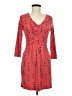 Boden Hearts Orange Cocktail Dress Size 8 - photo 1