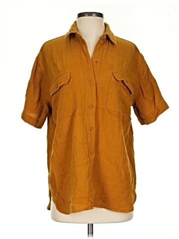 Madewell Lightspun Short-Sleeve Flap-Pocket Shirt (view 1)