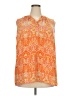 Violet & Claire 100% Polyester Orange Sleeveless Blouse Size 2X - photo 1