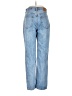 Denim Forum 100% Cotton Hearts Blue Jeans Size 27 waist - photo 2