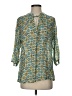 Assorted Brands Teal 3/4 Sleeve Blouse Size S - photo 1