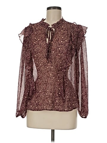 Ann Taylor LOFT Long Sleeve Blouse (view 1)