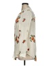 Fig and Flower Floral Ivory Long Sleeve Blouse Size XL - photo 5