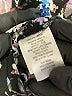 dalia 100% Polyester Floral Black Long Sleeve Blouse Size L - photo 8