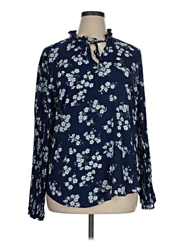 Lauren by Ralph Lauren Long Sleeve Blouse (view 1)
