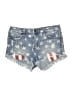 Mossimo Supply Co. Stars Blue Denim Shorts Size 6 - photo 1