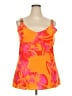 Unbranded 100% Polyester Orange Sleeveless Top Size 2X - photo 1