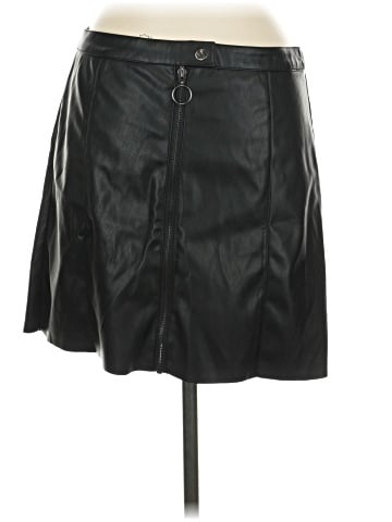 JAQUELINE de YONG Faux Leather Skirt (view 2)