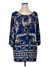 csc studio Blue 3/4 Sleeve Blouse Size XL - photo 1