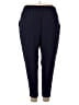 Eileen Fisher Solid Blue Track Pants Size 2X (estimated) - photo 2