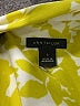 Ann Taylor 100% Polyester Print Yellow Long Sleeve Blouse Size S - photo 7