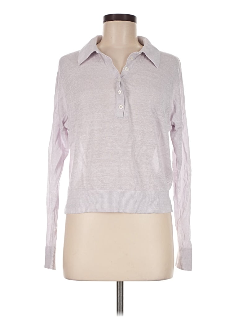 Pre-owned Banana Republic Pullover Sweater In Gray