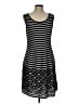 Max Studio Stripes Black Casual Dress Size L - photo 1