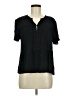 Madewell Black Short Sleeve Henley Size M - photo 1