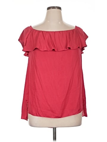 H By Halston Short Sleeve Blouse (view 1)