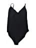 J.Crew 100% Polyester Solid Black One Piece Swimsuit Size 22 - photo 1