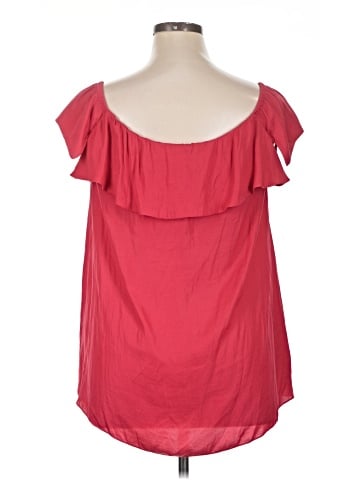 H By Halston Short Sleeve Blouse (view 2)