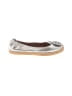 Tory Burch Metallic Silver Flats Size 8 1/2 - photo 1