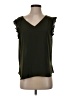 Ann Taylor LOFT 100% Polyester Green Sleeveless Blouse Size S - photo 1