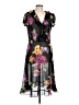 MSK 100% Polyester Floral Black Cocktail Dress Size 12 - photo 1
