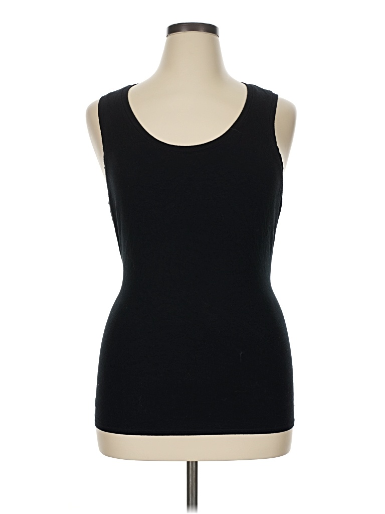 Pre-owned Fabletics Tank Top Black Strapless Neckline Tops