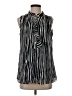 Banana Republic 100% Polyester Black Sleeveless Blouse Size 6 - photo 1
