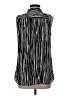 Banana Republic 100% Polyester Black Sleeveless Blouse Size 6 - photo 2