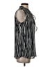 Banana Republic 100% Polyester Black Sleeveless Blouse Size 6 - photo 4