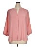 NYDJ Pink 3/4 Sleeve Blouse Size XL - photo 1