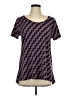 Lularoe Purple Short Sleeve Top Size L - photo 1