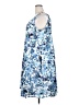 Perceptions 100% Polyester Print Blue Casual Dress Size 3X - photo 5