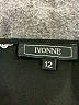 Ivonne 100% Polyester Black Long Sleeve Blouse Size 12 - photo 7