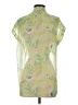 Equipment Tropical Green Short Sleeve Blouse Size XS - photo 2