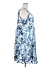 Perceptions 100% Polyester Print Blue Casual Dress Size 3X - photo 4